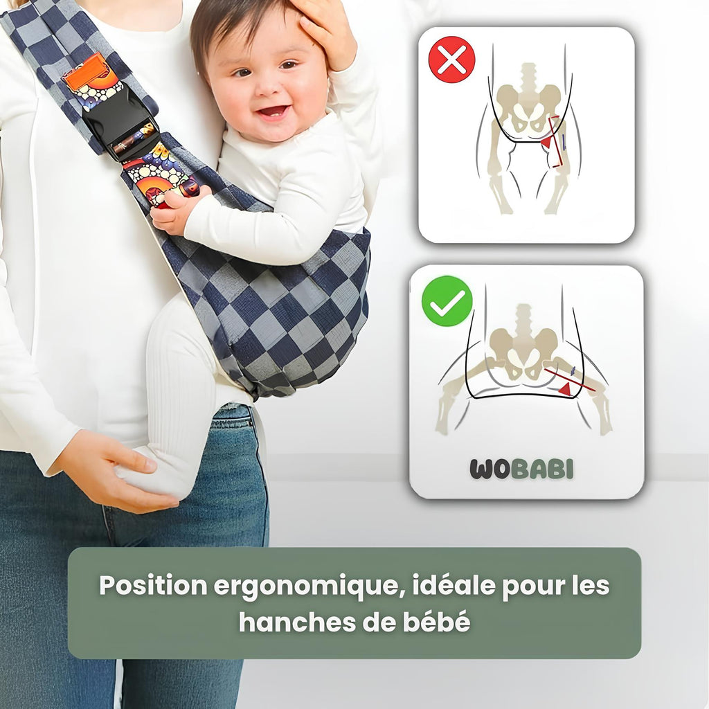 Wobabi™ — Porte-bébé ergonomique mains libres