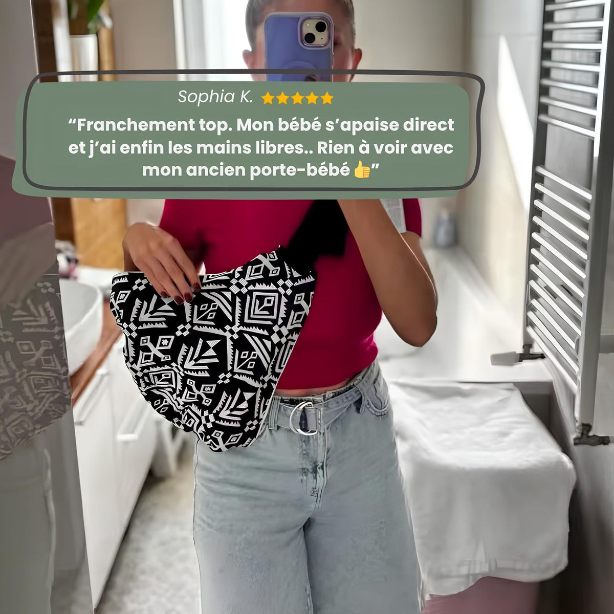 Wobabi™ — Porte-bébé ergonomique mains libres